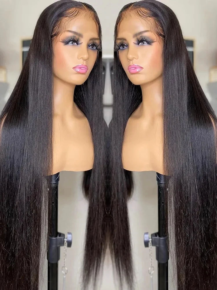 Transparent Lace Frontal Human Hair Wigs Bone Straight 13x4 13x6 HD Lace Front Wig Brzailian Human Hair For Black Women On Sale