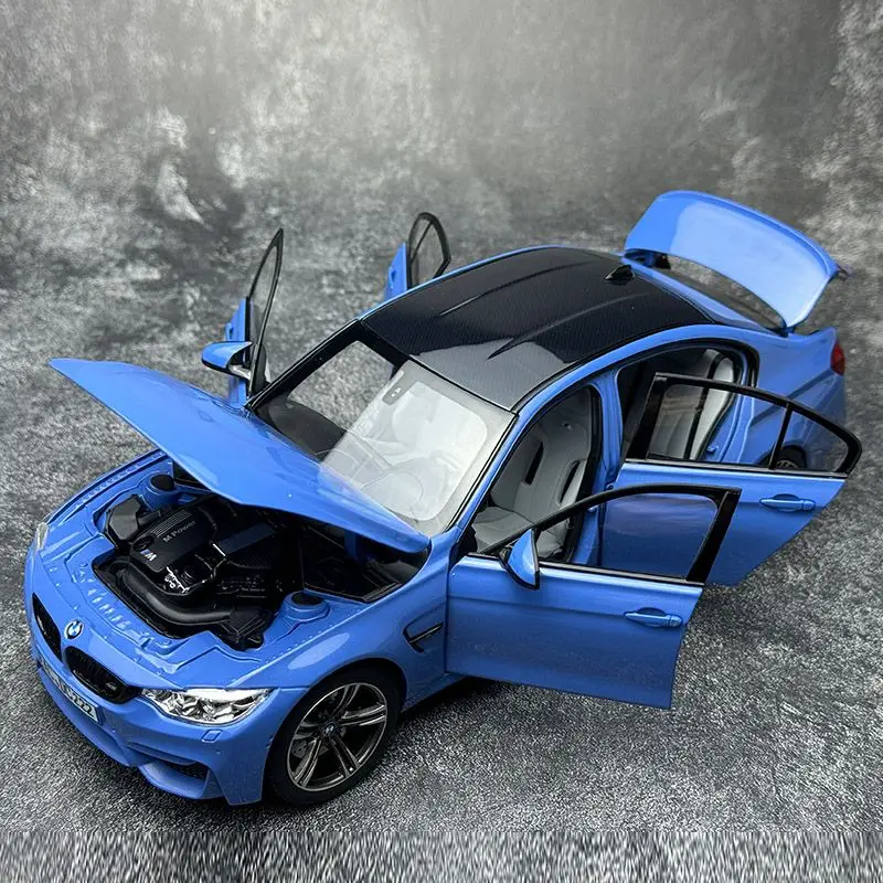 

Модель автомобиля Norev 1:18 M3 F80 5-го поколения, полностью открывающаяся, из сплава