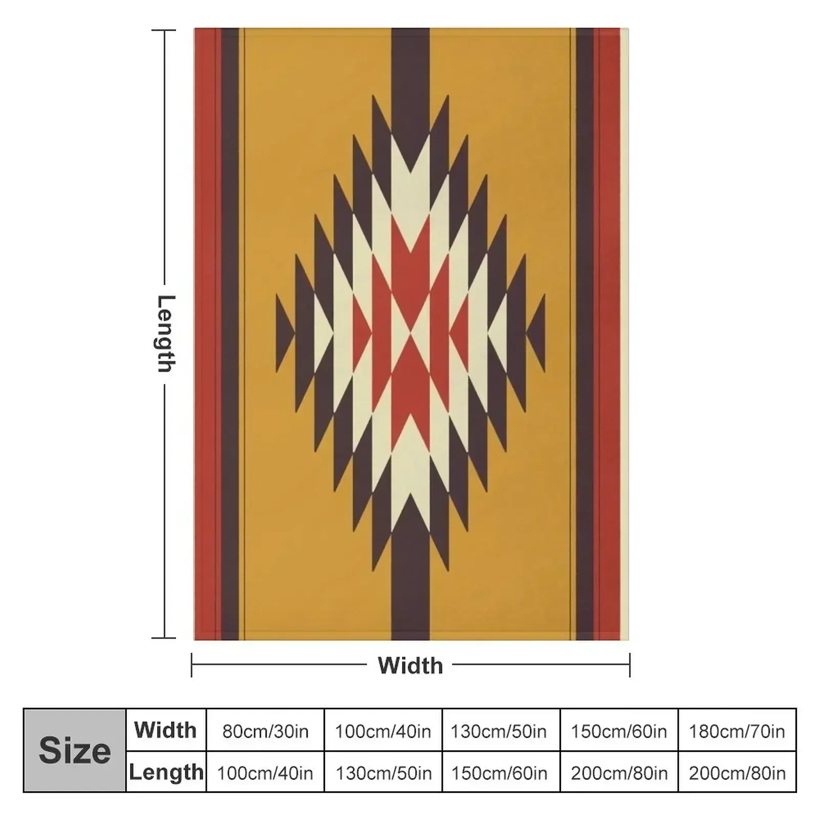 Southwestern Yellow Throw Blanket Flannel Bed covers Fashion Sofas Summer Extra Large Throw Giant Sofa Blankets