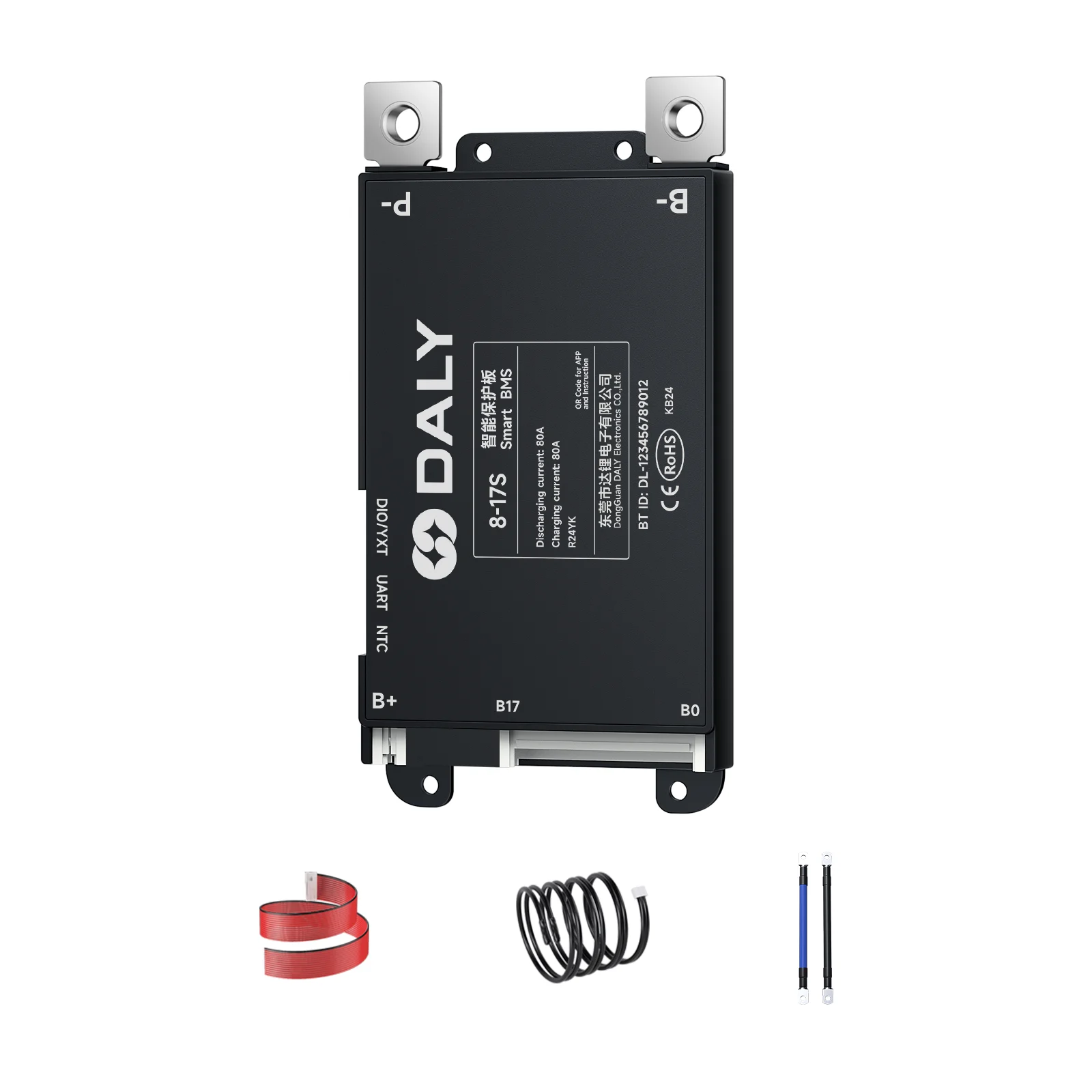 Daly Smart BMS 4S 6S 8S 12S 13S 14S 16S 17S 20S 24S Bluetooth BMS 30A 40A 60A 80A 100A 120A 150A 200A Lifepo4 Li-Ion LTO Batterij - afbeelding 2