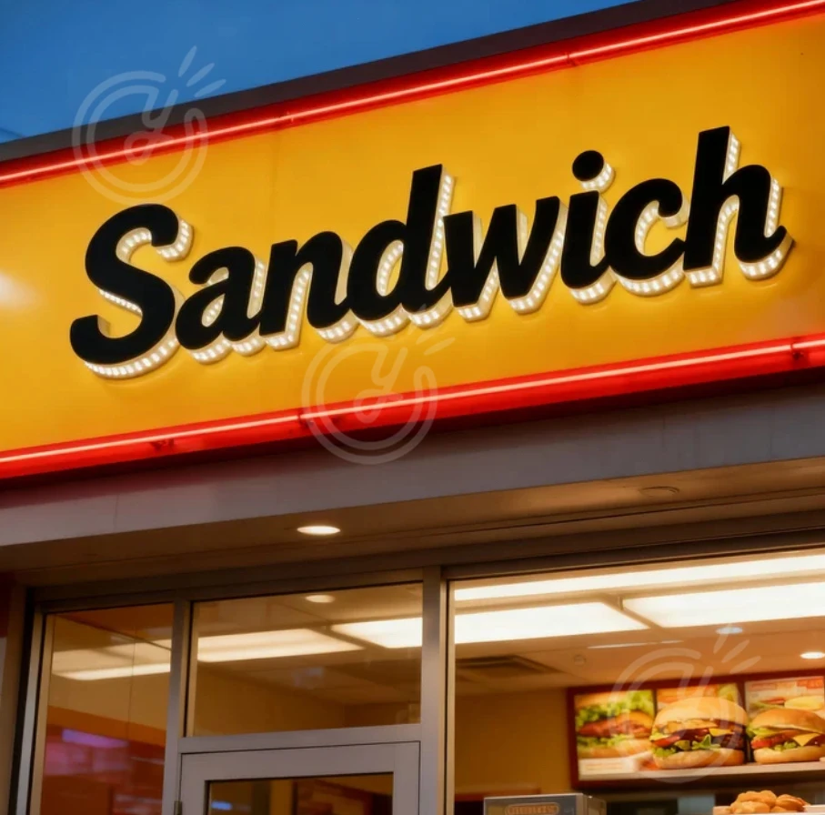 Insegna a led personalizzata Logo Lettere in metallo leggero Lettera Segnaletica luminosa Pubblicità da parete Insegne aziendali Neon Decorativo per la casa Acrilico 3d