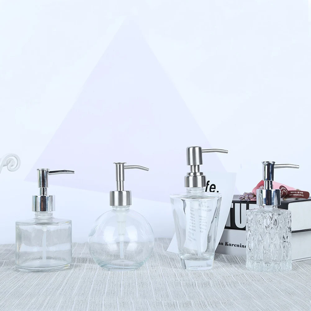 

1Pcs Glass Empty Travel Bottle 230ml Refillable Shampoo Lotion Dispenser for Hotel Home Liquid Soap Container Shampoo Bootle