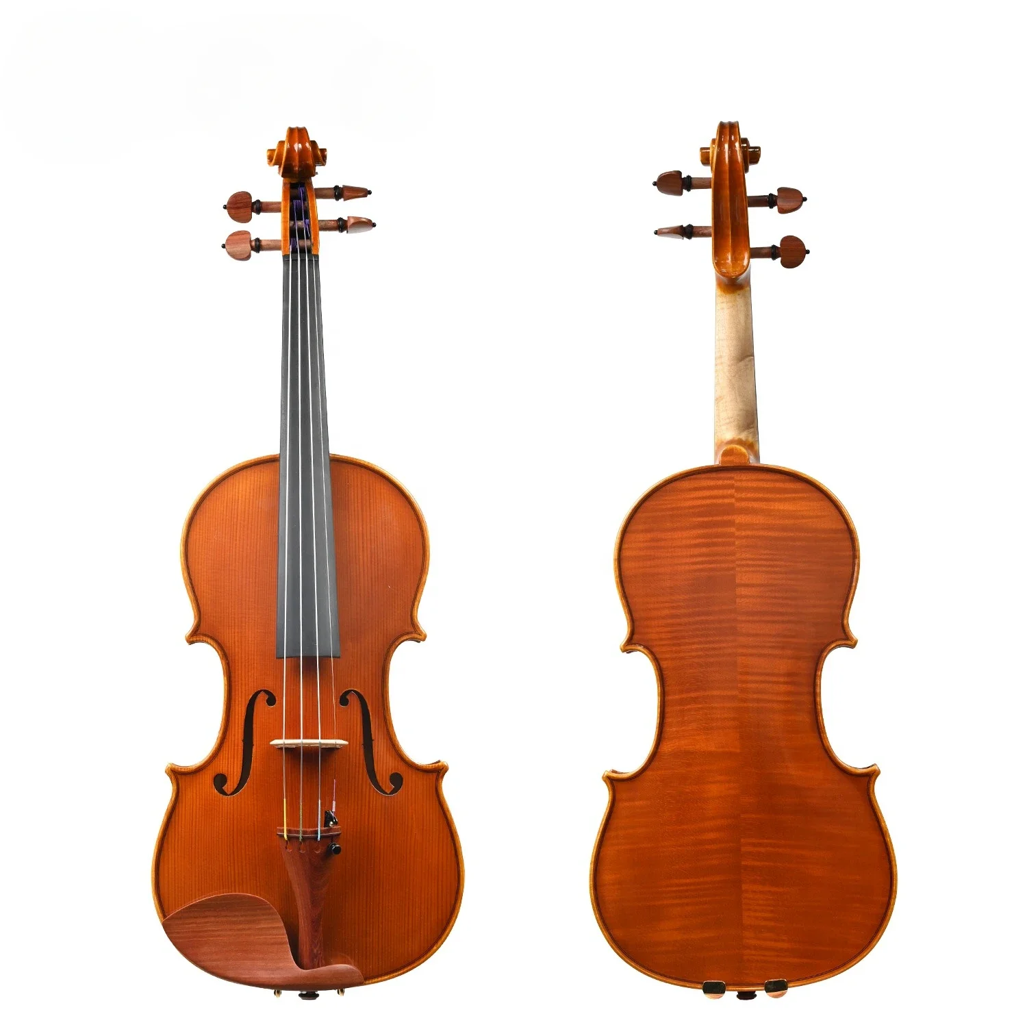 Handmade Professional 4/4 Violin Top Selling Advanced Flamed Maple With Spruce Face Nice Violin For Performance Intermediate B