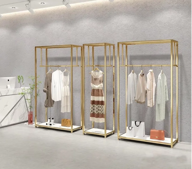 

HangerClothing Store Display Rack, Wrought Iron Black Men's And Women's Clothing Special Display, Side Hanger, Floor-to-ceiling