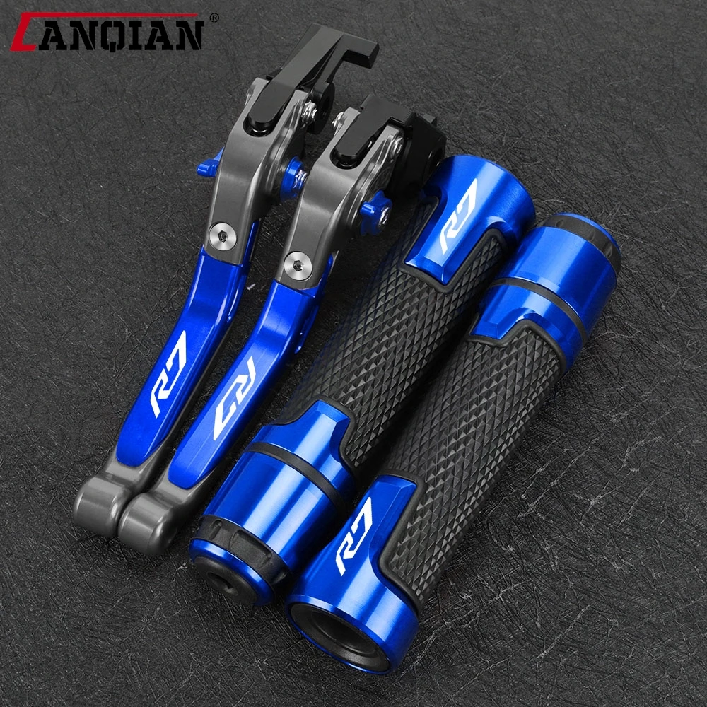 Motorcycle Accessories Brake Clutch Levers Handlebar Grip Handles bar Hand Grips For YAMAHA R7 2021 2022 2023 2024 YZF R 7 YZFR7