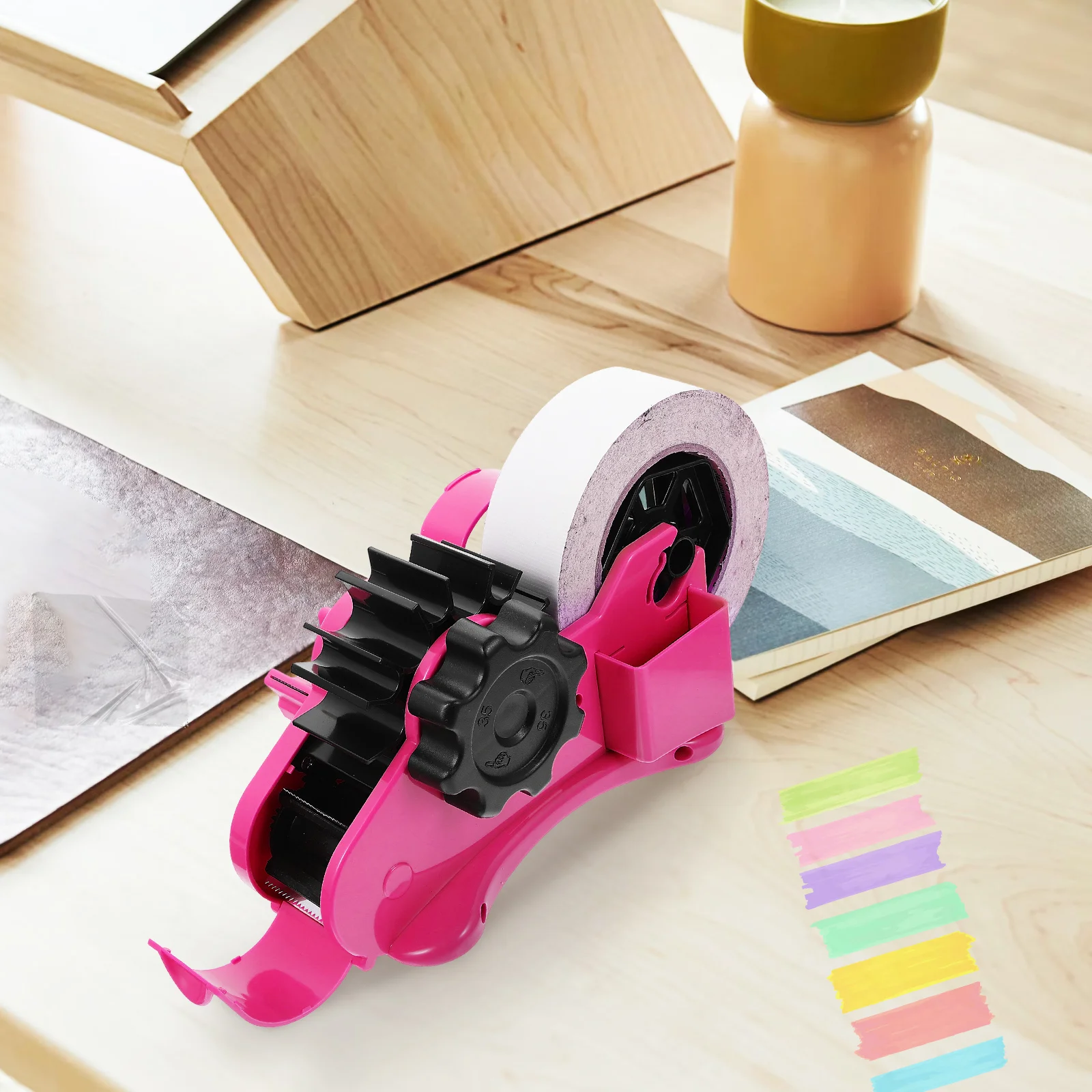 Tape Holder Sublimation Heat Dispenser Cut Tool Multi-function Stainless Steel Office