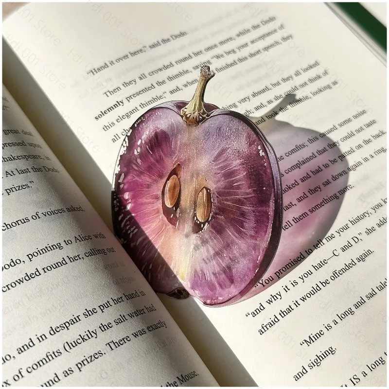2pc Grape Bookmark  Premium Sense Exquisite Fruit Bookmark