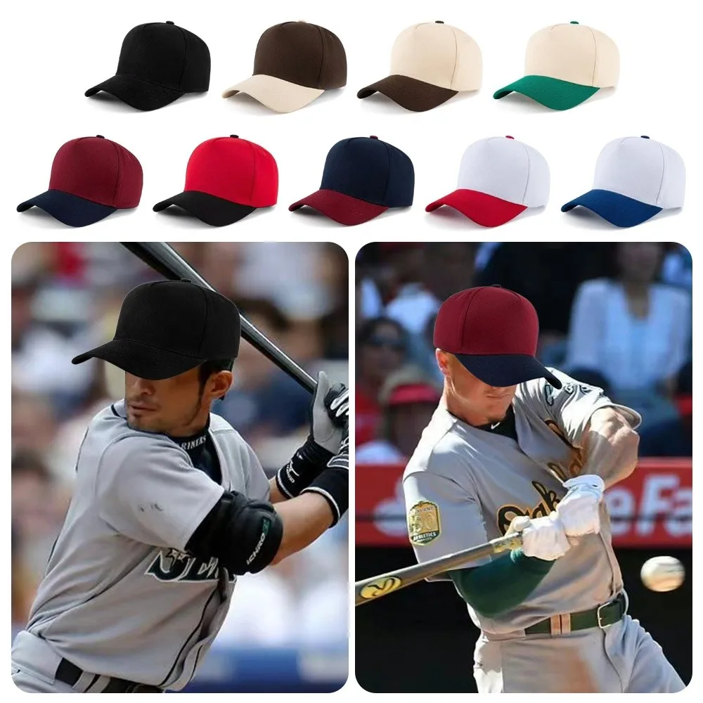 

Простая стильная хлопковая бейсбольная кепка с защитой от ультрафиолета, регулируемая дышащая солнцезащитная шляпа унисекс