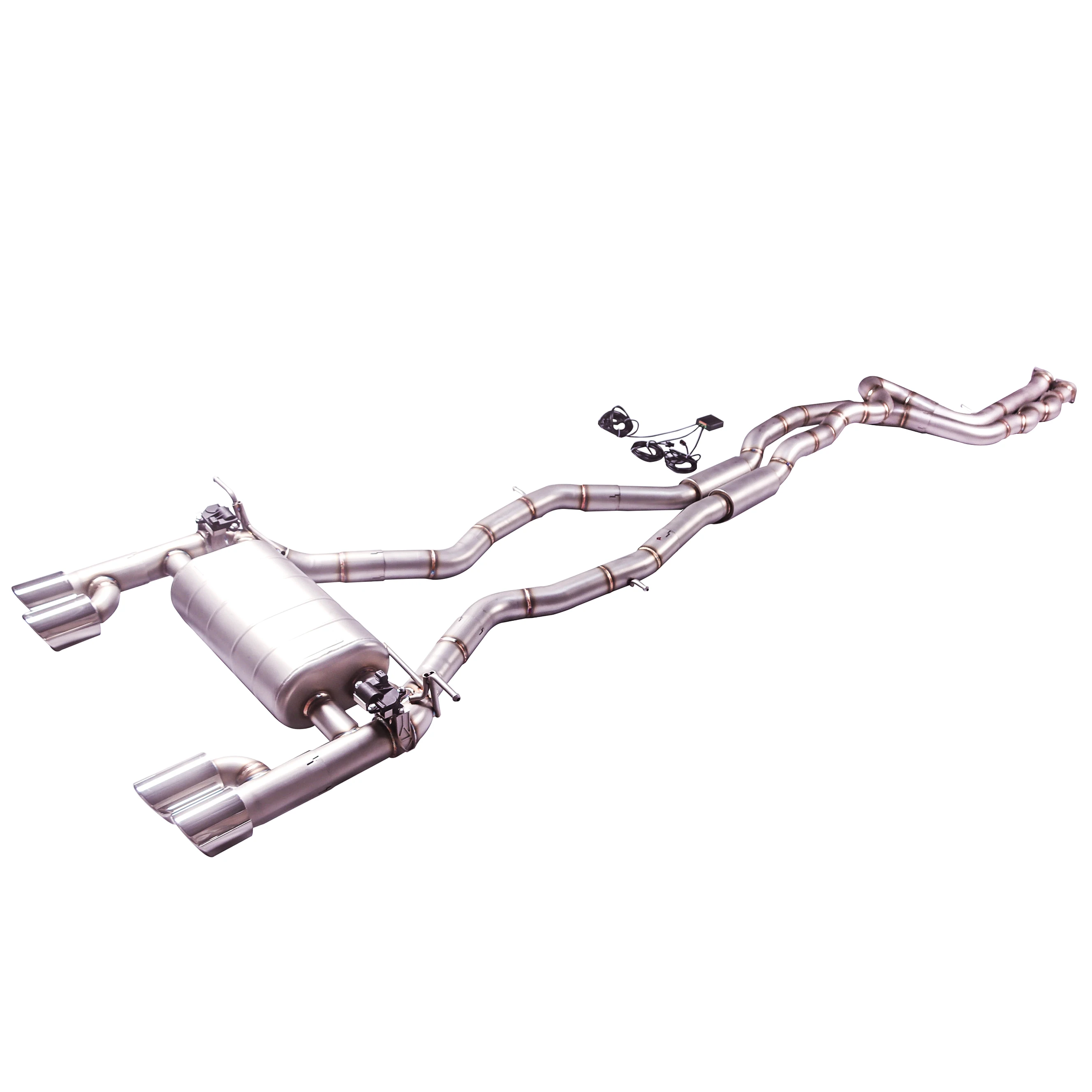 Stainless steel high performance electronic valve exhaust system, exhaust muffler for BMW M3 M4 F80 F82 F83 S55 3.0T 2014-2019