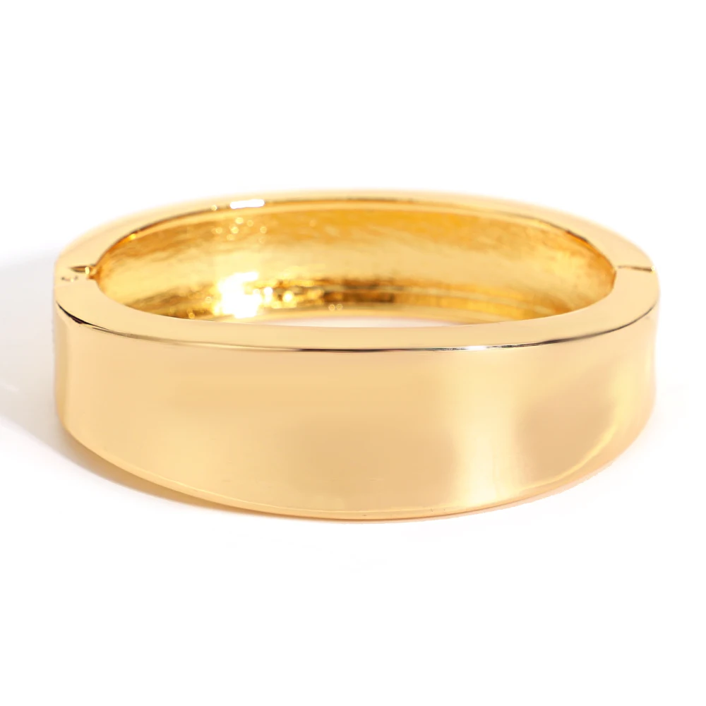 

DODOHAO Hollow Multi Layer Stainess Steel Bracelets Elegant Unique Cuffs Bracelets Smooth Gold/Silver Color Bangles Chic Jewelry
