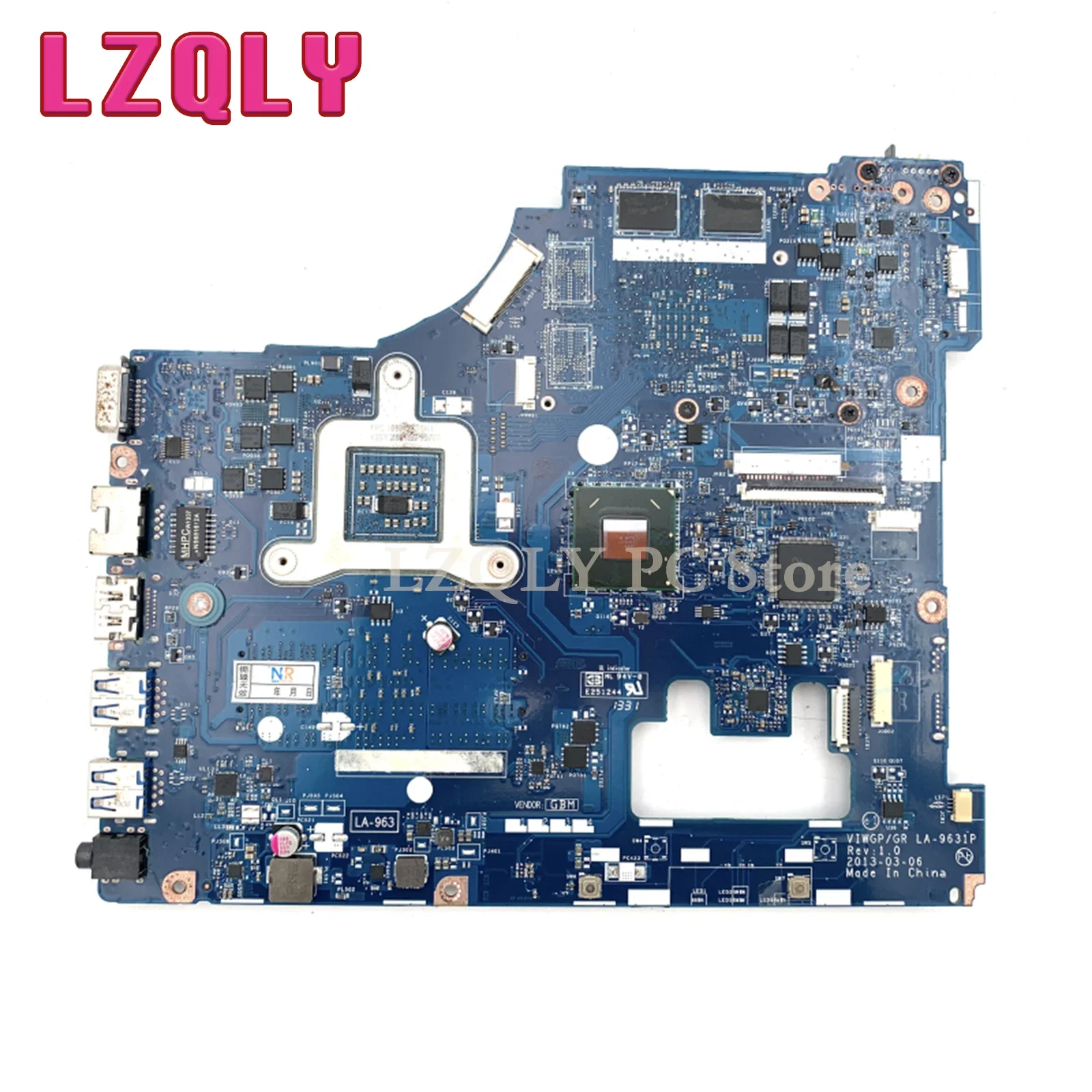 LZQLY For Lenovo G500 15.6 Inch VIWGP GT LA-9631P Laptop Motherboard With Video Card HM76 DDR3 MAIN BOARD Full Test