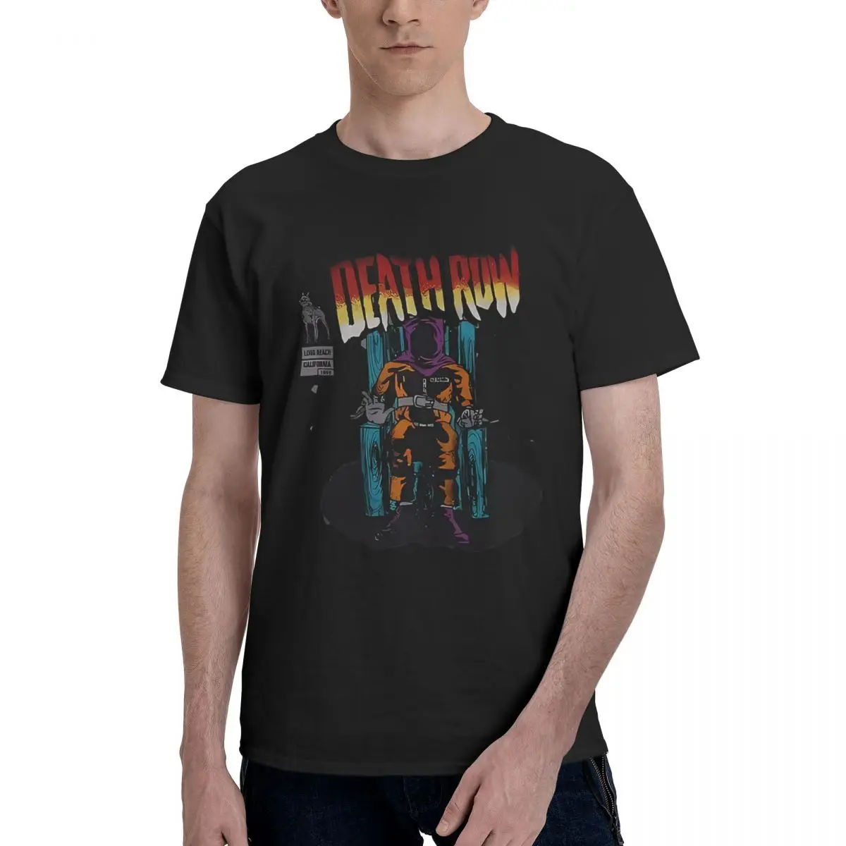 

Death Row Records 100% Cotton Casual Breathable Confortable Tshirt New In Tops And T-Shirts Men's Shirt