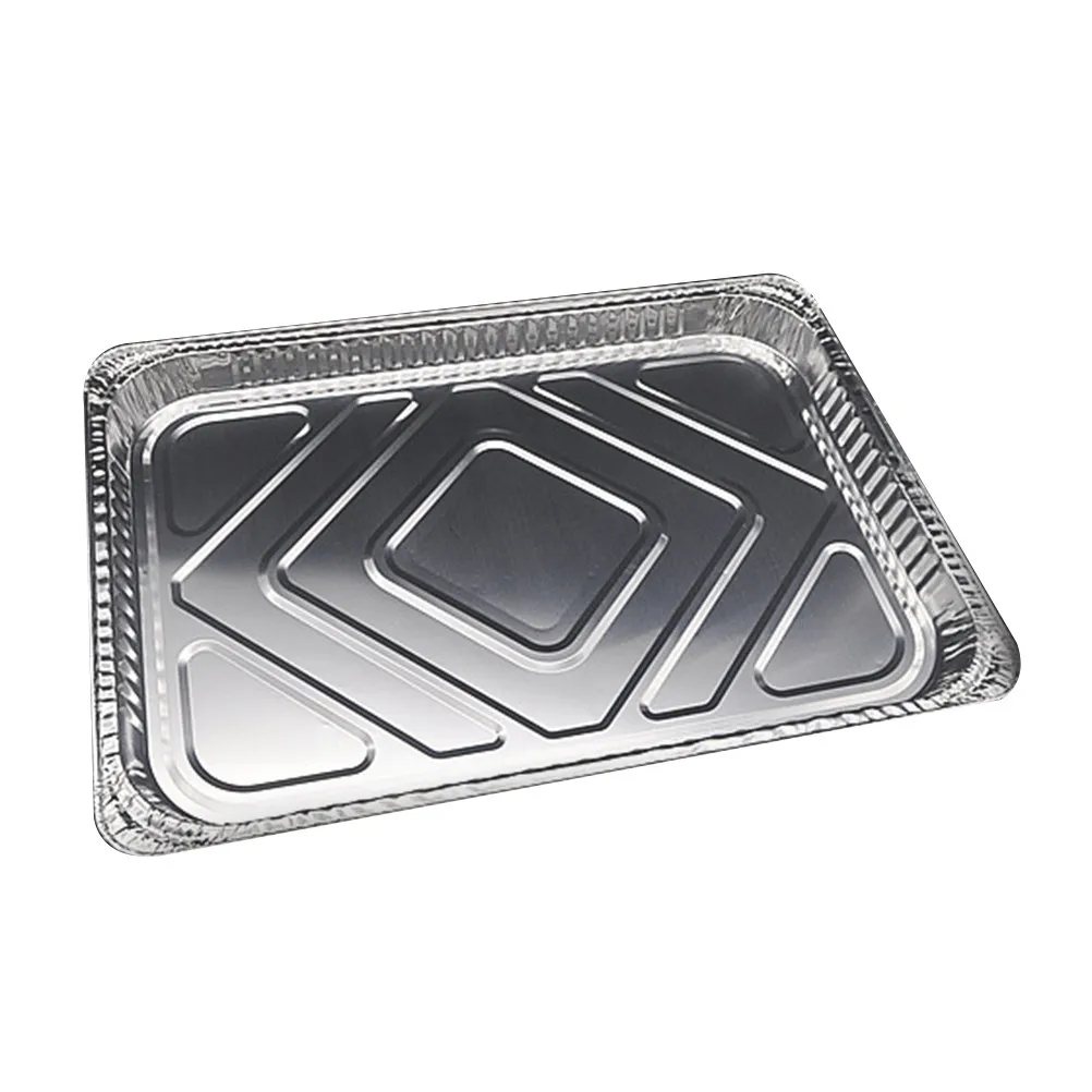 

10Pcs Heavy Duty Disposable Aluminum Foil Drip Pans for Bbq Grill Grease Catch Trays Indirect Cooking Side Dish Prep Recyclable