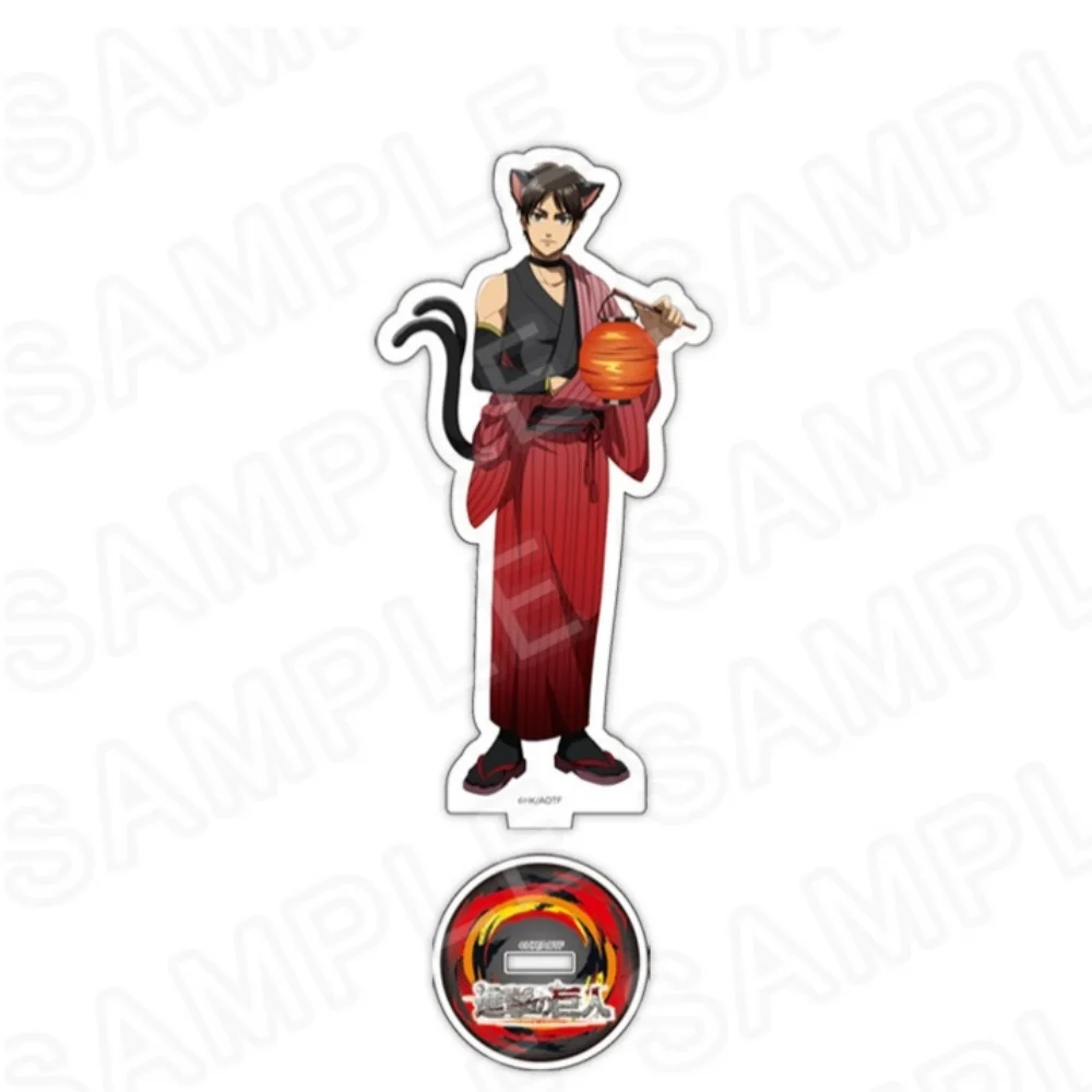 Attack on Titan Eren Levi Hans Erwin Hyakki Yagyo Yokai Japanese 10&15CM Acrylic Stand Keychain Anime Stand Home Decor Fan Gift