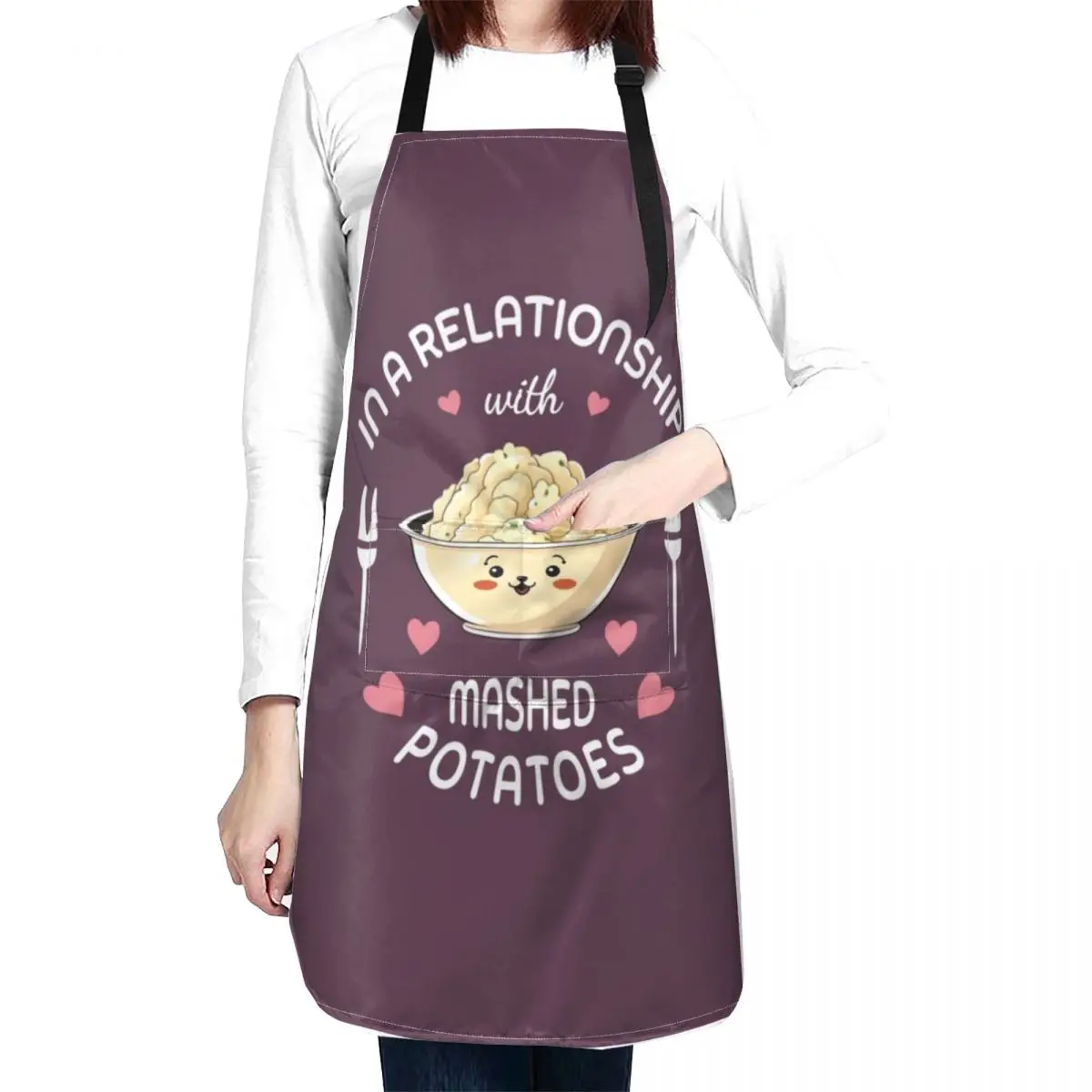 Mashed Potatoes Lovers Apron Kitchen Man Home Cleaning for kitchen useful Apron