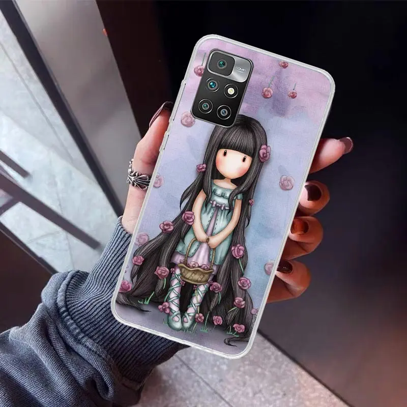 S-Santoro G-Gorjuss Cute Girls Phone Case For Xiaomi Redmi 12C 12 10C 10A 10 9C 9A 9T 9 8A 8 7A 7 6A 6 Pro K60 K40 K20 S2 Print