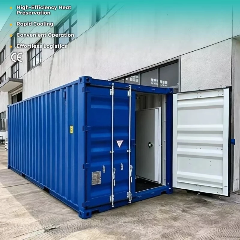 Seafood Processing 20ft Industrial Solar Container Cold Room Absorb Solar Energy To Maintain Stable Low Temp For Coastal Fishery