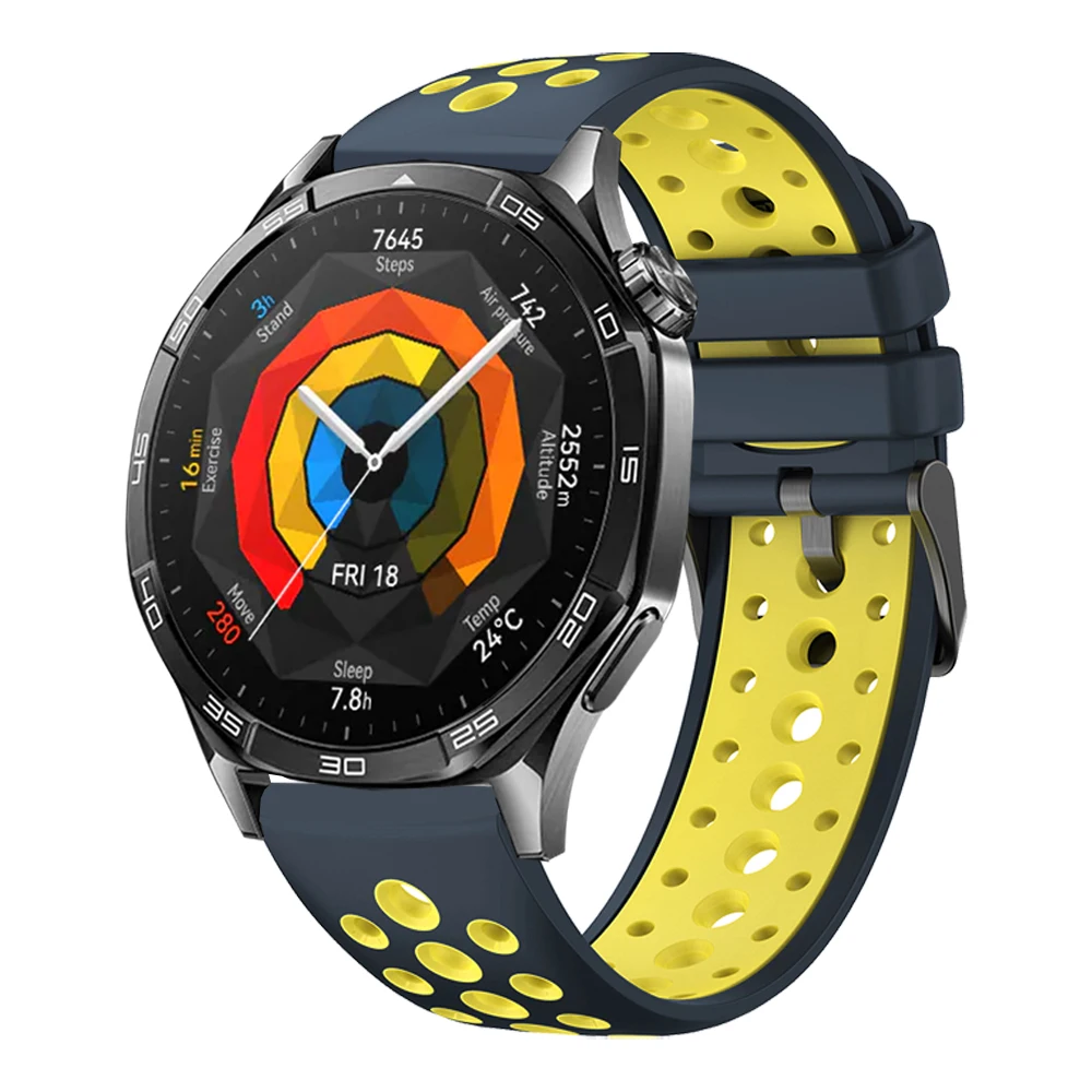 22mm Strap For HUAWEI WATCH GT 5 GT4 GT5 46mm/Runner/Ultimate Silicone Watchband For HUAWEI WATCH 4 3 Pro Band Bracelet