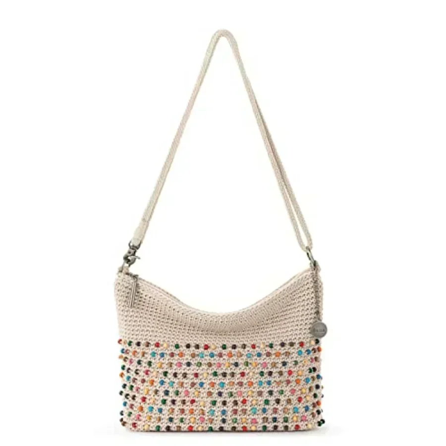 

Lumi Convertible Crossbody Purse - Women's Handbag for Everyday Travel, 3-in-1 Small Crossbody in Crochet Leather
