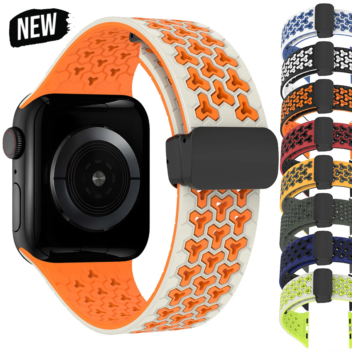 Sport Strap for Apple Watch Band 46mm 44mm 49mm 42mm 45mm Breathable Bracelet iWatch Series 11 10 9 8 7 6 SE 5 3 Ultra 2 3 1