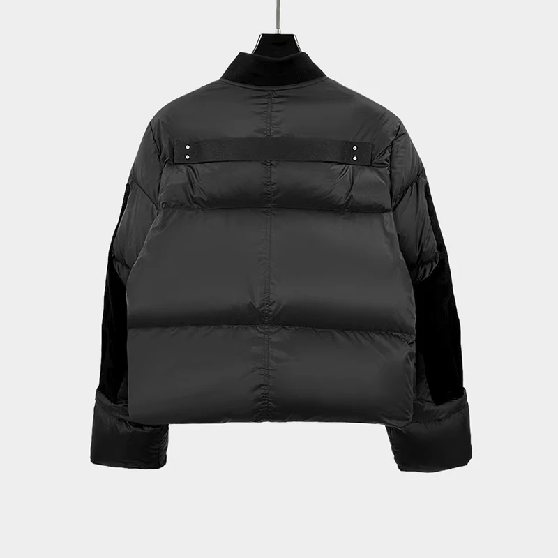 Women's Faux Fur-Trimmed Quilted Down Jacket, Fashionable Casual Puffer Coat, High-Quality Warm Outerwear Jacket, 2025