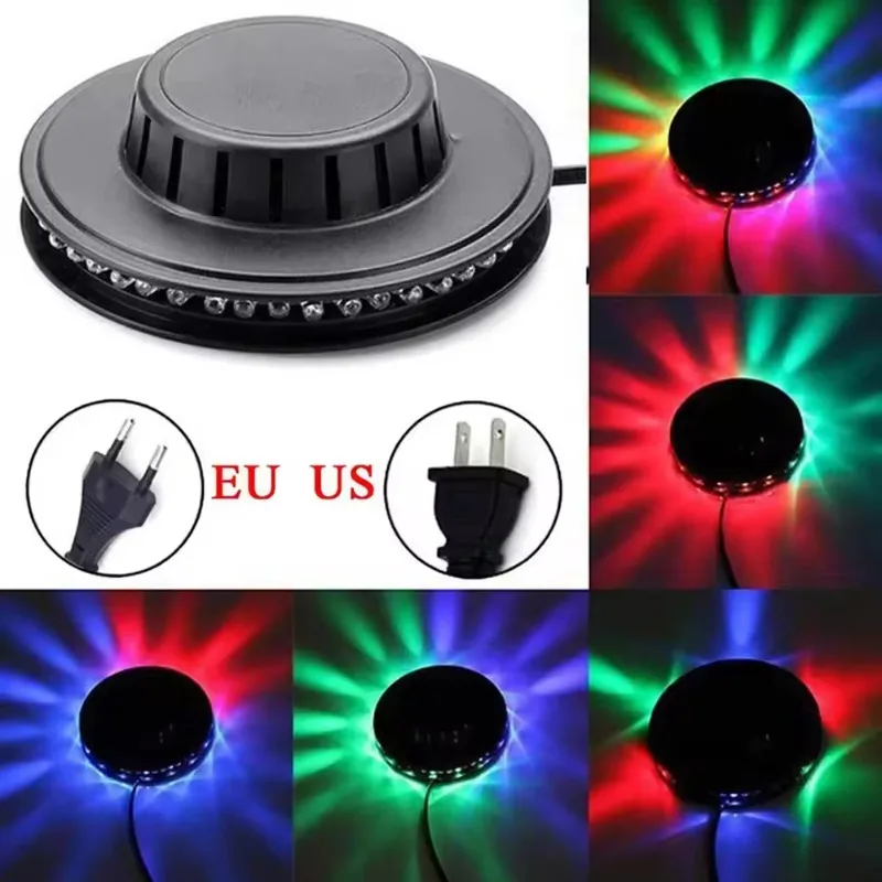 

Colorful stage light 48 LED automatic rotating wall lamp bar KTV shop net red background decoration light Disco lamp