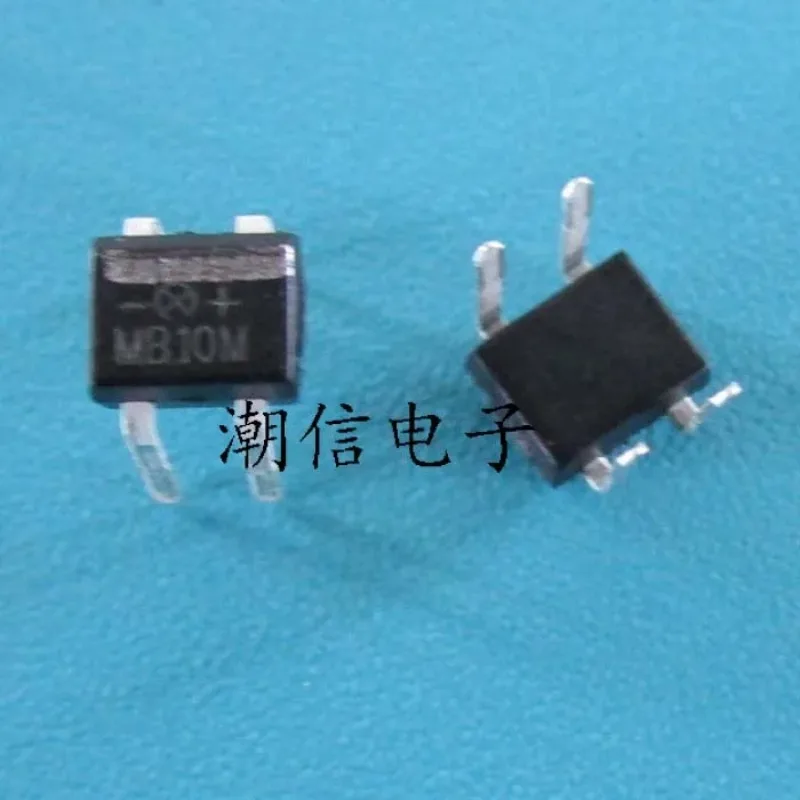 10PCS/LOT NEW ORIGINAL MB10M 1A 1000V Bridge stack in-line four-pin DIP-4