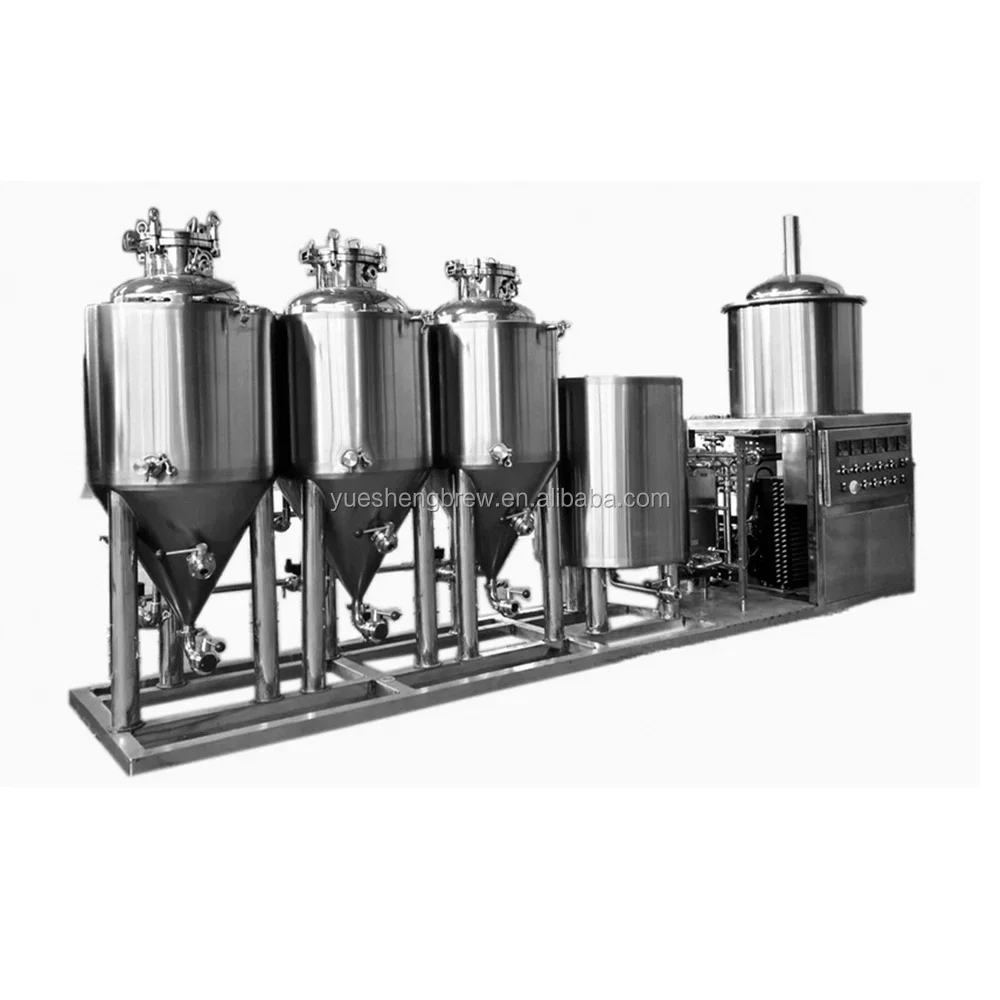 50L 100L 200L beer and wine home made beer brewing equipment making machine