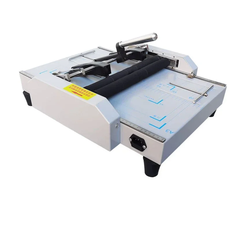 Stitching Folding Machine A3 Electric Automatic Nailing Folding All-in-one Machine Saddle Stitching Flat Nail Folding Binding