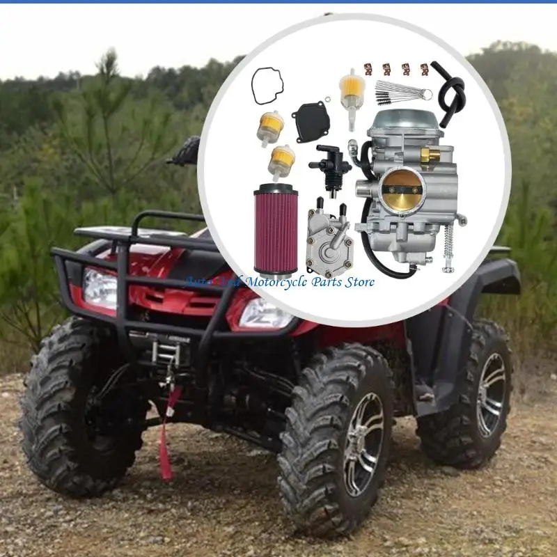 

P9FD Heavy Duty Carburetor Assembly Includes Air Filter Carburetor Maintenance Package 3131441 3131209 for All Terrain Vehicles