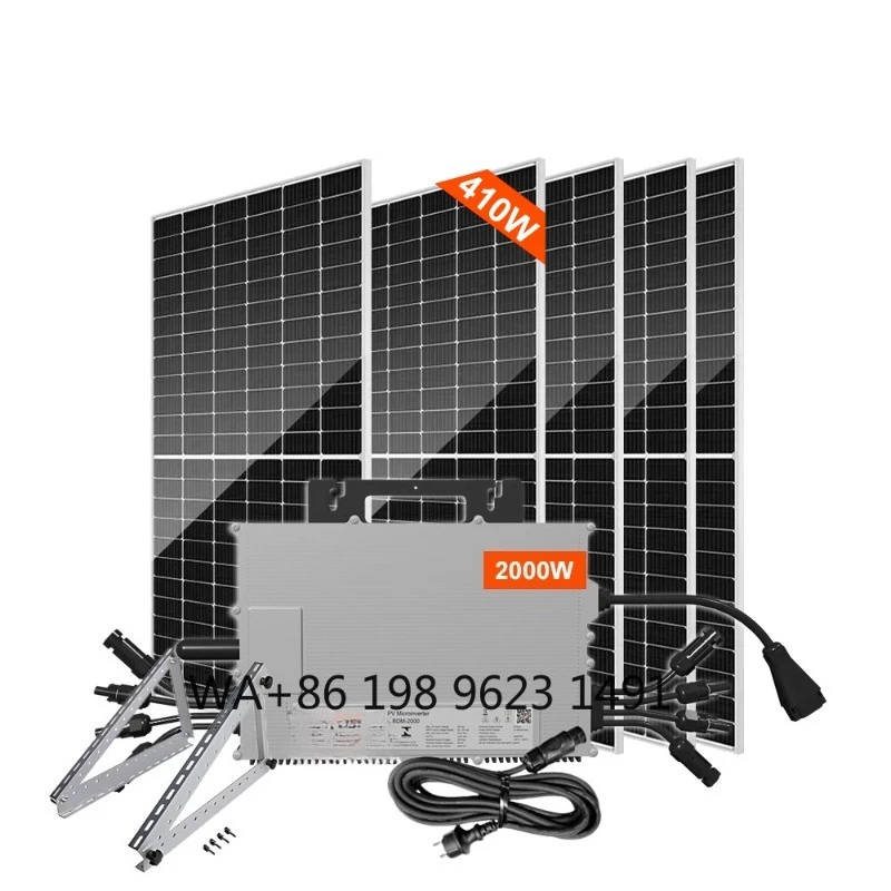 600W-2000W Balcony  Photovoltaic System Complete Micro Inverter Solar Panel Kit
