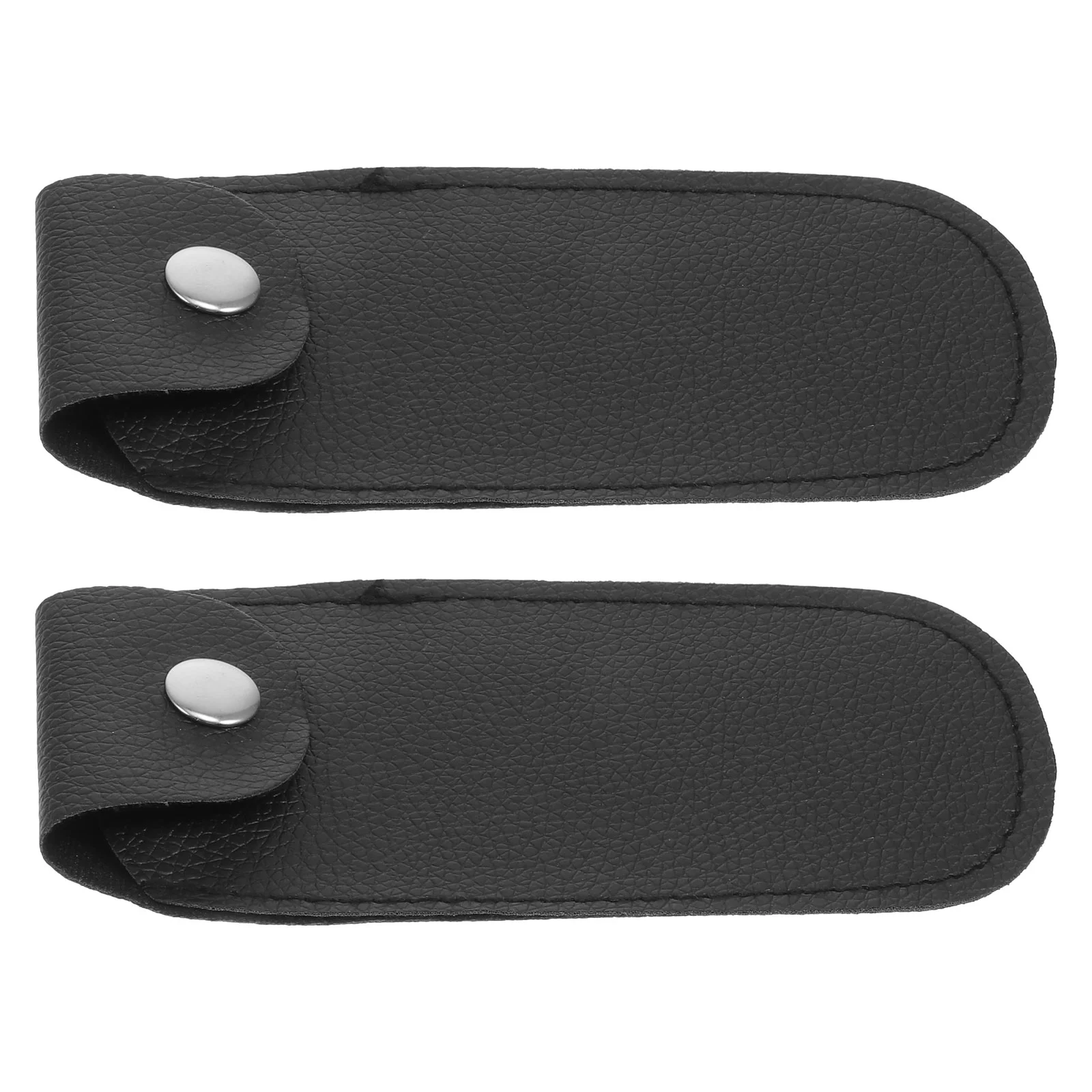 

2 Pcs Pocket 10 Hole Harmonica Bag Child Label Stickers Gift Imitation Labels Holder