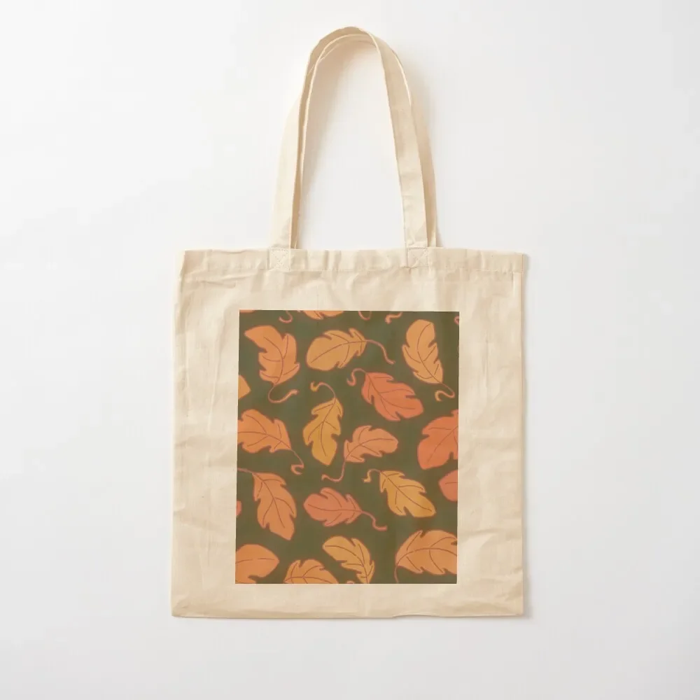 Fall Leaf Pattern Tote Bag tote bags men Canvas bag Shopper reusable shopping bags Tote Bag