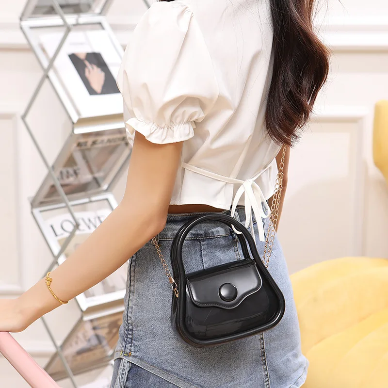 New PVC Soft European Bag 2023jelly Bag Women\'s Fashion Handbag Silicone Gel Bag