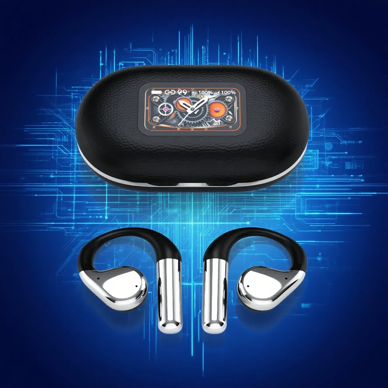 Q31 Pro OWS توصيل الهواء - خطاف أذن مفتوح مع صوت بانورامي ووضع صحي للإناث عمر بطارية طويل لتتبع اللياقة البدنية/اللياقة البدنية