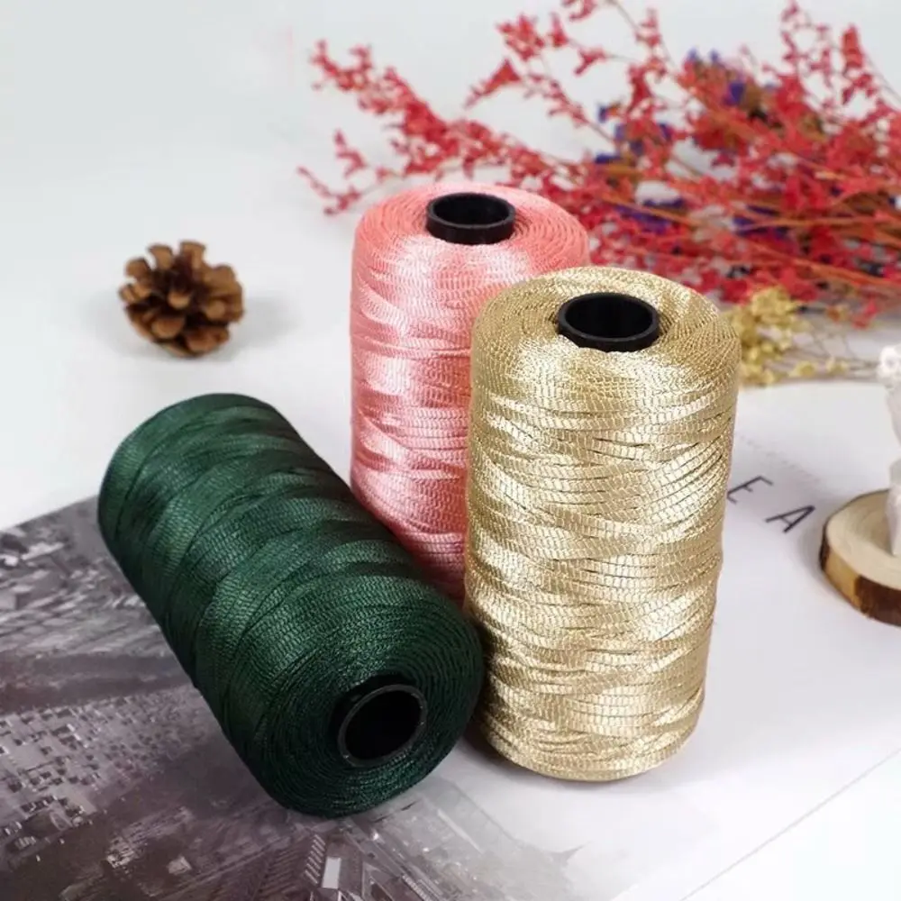 Crochet Yarn Summer Ice Rope for Hand Crocheting Hat Fashion Light Viscose Thread Knitting Bag