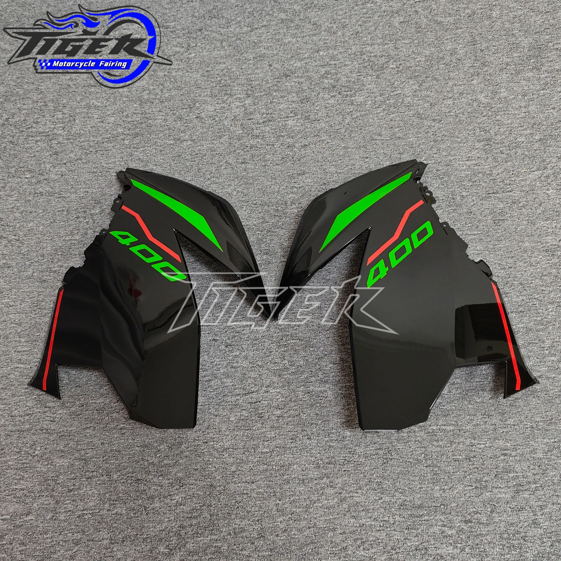 ABS Front Fender Splash Mudguard Motorcycle Accessories For Kawasaki Ninja 400 Z400 2018 2019 2020 2021 2022-2023 Front Fairing
