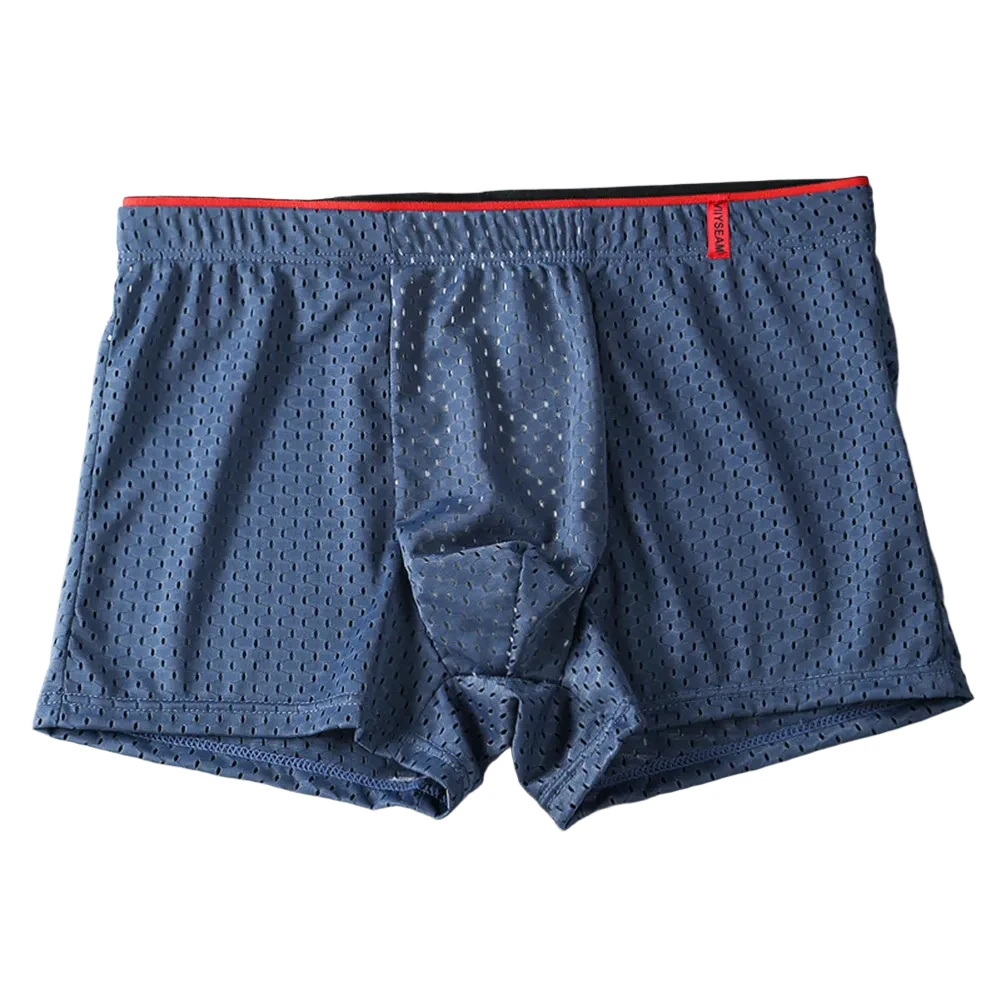 Solid Underwear Breathable Boxer Shorts Classic Style Cool Design Gender Specific Home Use Thin Breathable Men's Underwear