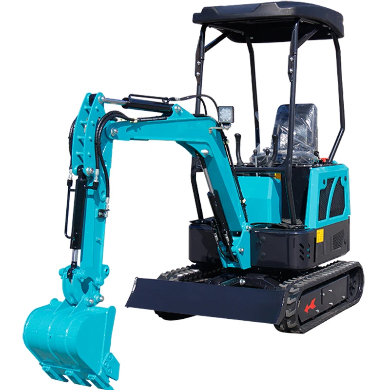 Hot Selling AR15 Mini Digger Used Small Crawler Excavator with Cab Pump & Bucket Core Components