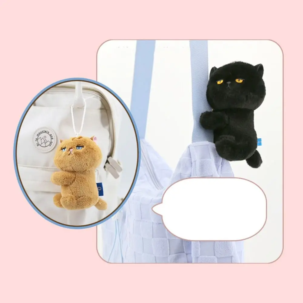 

Funny Soft Cartoon Clip Cartoon Stuffed Animal Cat Pendant Keyring Key Chain Hanging Accessory