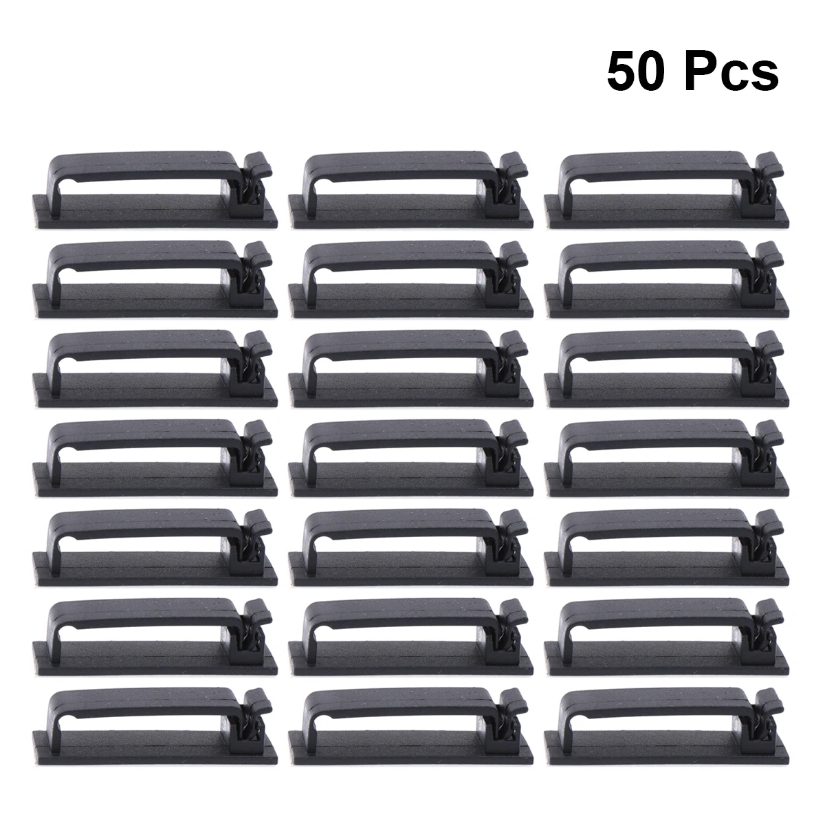 

50 Pcs Wire Fixing Buckle Ties Cord Management Clamp Logger Cable Holder Adhesive