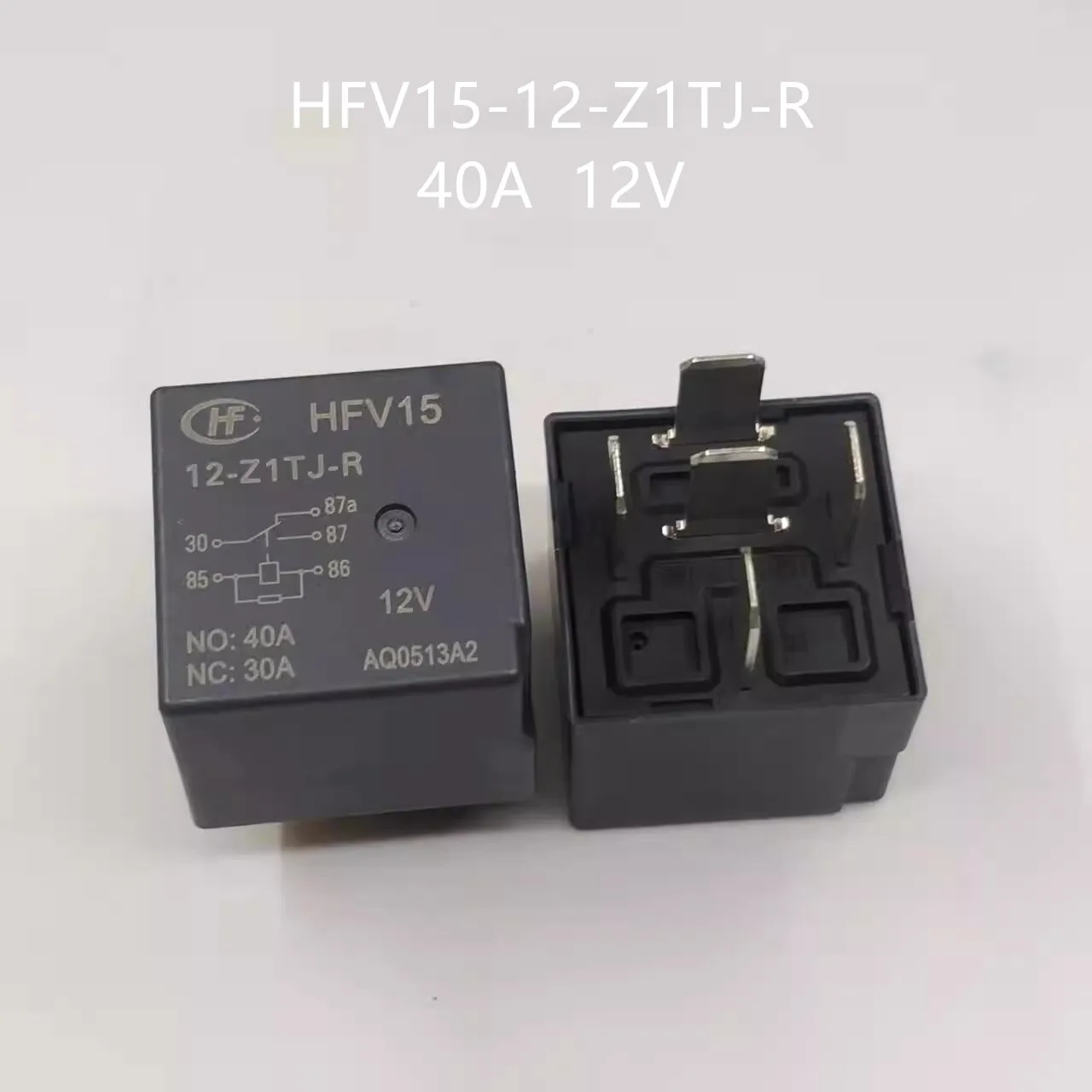 2PCS  HFV15-12-Z1TJ-R A set of conversion 5-pin 40A 12V Hongfa automotive relay brand new and original