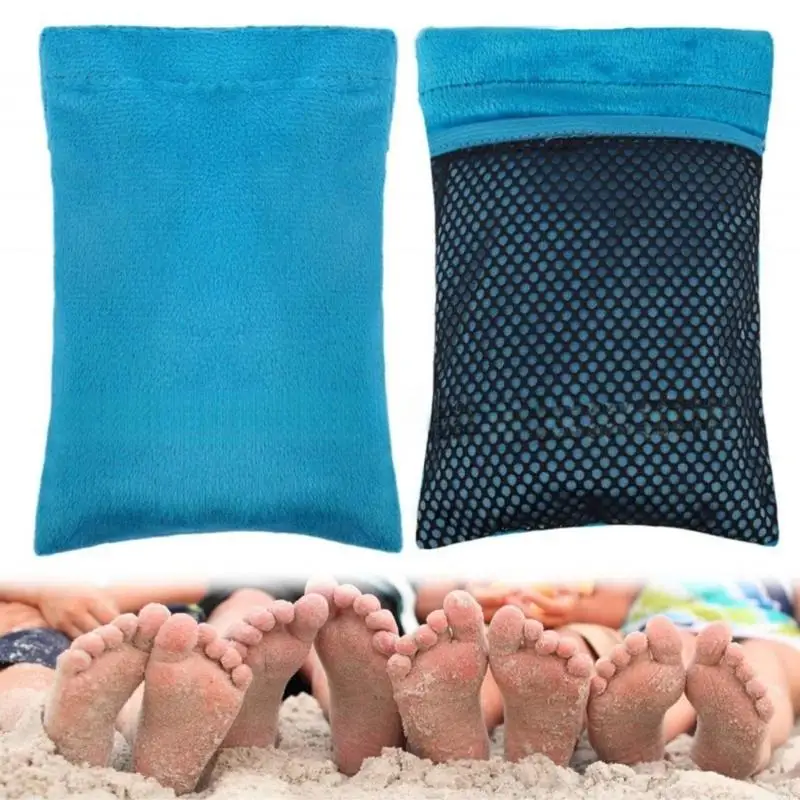 Quick Dry Sand Cleaning Glove with Abrasion Resistant Sand Remover Bag for Beach