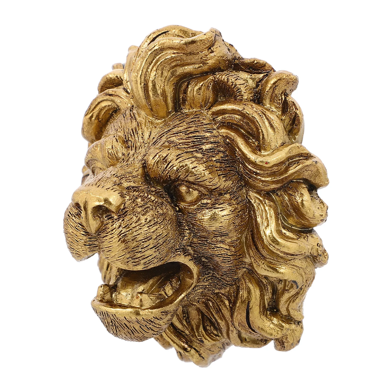 

Wall Mounted Lion Head Fountain Nozzle Resin Outdoor Garden Water Feature Pond Sprayer Patio Column Water Fountain Nozzle