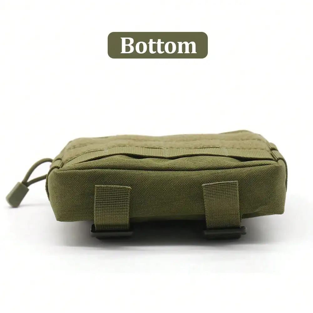 Outdoor EDC Jagd Taktische Molle Tasche Taille Pack Münze Handy Tasche Nylon Tragbare Männer Kulturbeutel Kupplung Outdoor – Detail 11