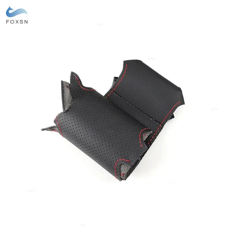

Car Interior Accessories Microfiber + Perforated Leather Steering Wheel Cover For Toyota Venza Camry (US) 2013 2014 2015 2016