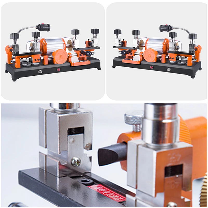 LY-238เครื่องทำสำเนาสำเนากุญแจหัวคู่แนวนอนอเนกประสงค์120วัตต์สำหรับทำกุญแจประตูรถเครื่องมือช่างทำกุญแจ