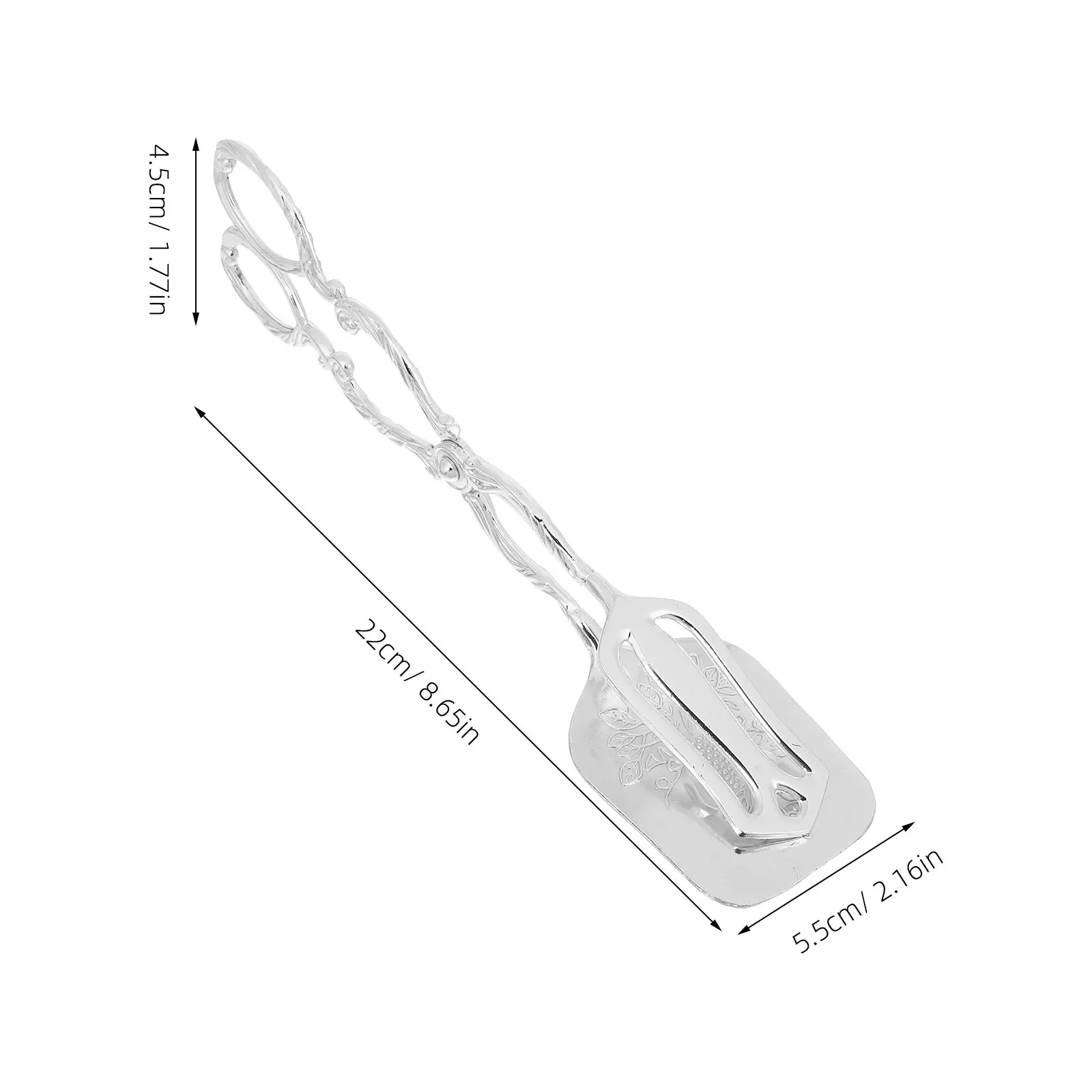 Multi-Functional Cake Clamp Thickened Metal Tongs for Cooking Kitchen Buffet Bbq Steak Grilling Portable Convenient Outdoor