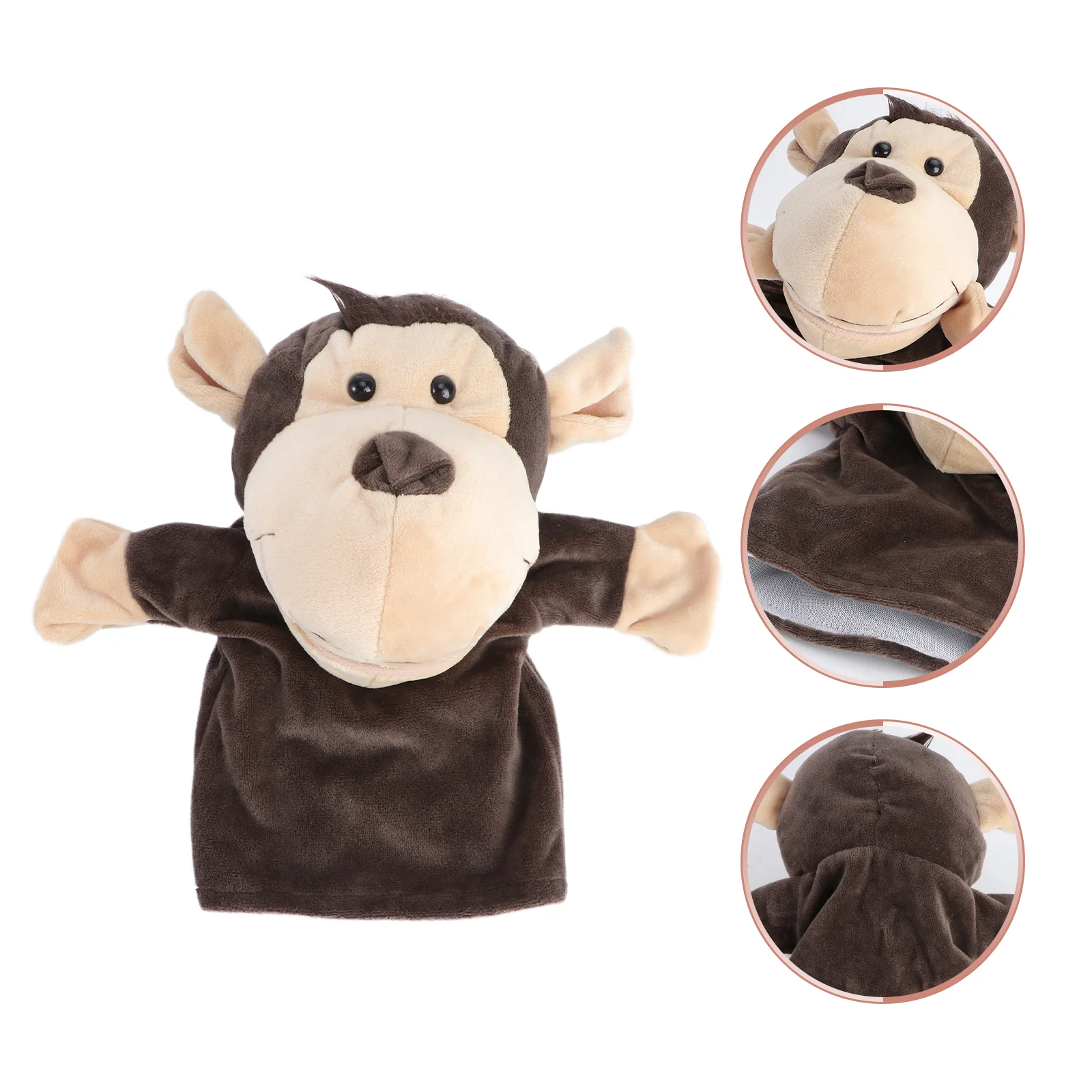 Hand Puppets Plush Toy Cartoon Animals Baby Monkey Story Telling Puppets finger puppet plush toy