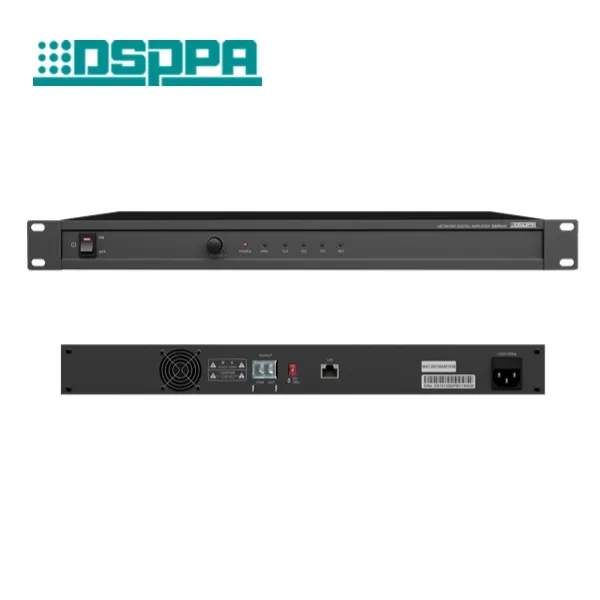 Professional IP Network Broadcast Amplifier IP Amplifier